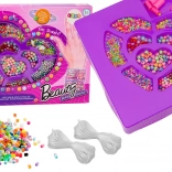 Gyöngyök ékszerkészítéshez – színes kreatív készlet karkötőkhöz