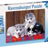 Ravensburger puzzle husky kölykök 200 darabos