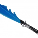 Világító kék macséta gyerekeknek, elemes