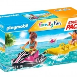 Playmobil Family Fun Starter Pack Vízi robogó banánhajóval