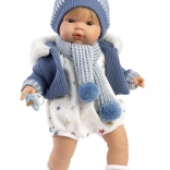 Valósághű SASHA baba hangokkal és puha testtel - 38 cm