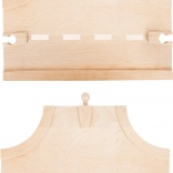 Small foot fa játékvonatpálya – T elágazás