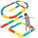 Érzékelő egyensúlyozó pálya 16 táblával és csúszásgátló alátétekkel