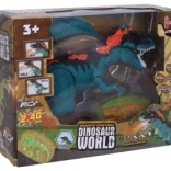 Dinoszaurusz effektekkel, RC távirányítással, 30 cm