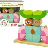 Kreatív fa 3D bagoly kirakó