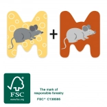 small foot fa betű m egérrel