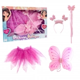 gyermek készlet kis hercegnő pillangó szárnyakkal