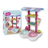 Androni fagyis stand kiegészítőkkel