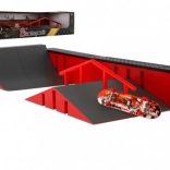 Mini gördeszkapark ujjdeszkával, műanyag szett