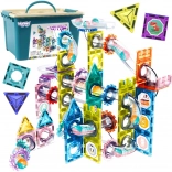 Mágneses építőkészlet 3D – golyópálya 126 db a WOOPIE-tól