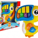 Gyerek zenei zongora Madárka sárga