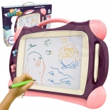 Woopie Varázslatos Törölhető Tábla Színes 2 Bélyegzővel Lila