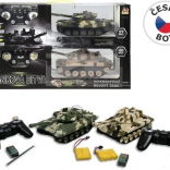 MaDe 2 db távirányítós tank vezető lánctalpakkal