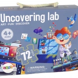 Gyerek oktató puzzle Laboratórium 72 darab