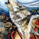 Üvöltő farkas puzzle 260 darab