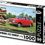 Retro autók puzzle – Wartburg 353 Tourist (1976) – 1000 darab