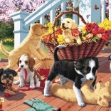 Puzzle Kiskutyák 1000 darabos DINO