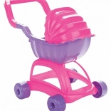 Műanyag babakocsi kupolával