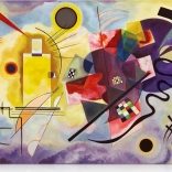 Puzzle STAR 1000 darab – sárga, piros és kék