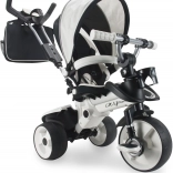 Gyerek evolúciós pedálos háromkerekű kerékpár vezetőrúddal City Max