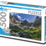 Puzzle Tourist Edition Magas-Tátra – Zöld-tavi-völgy 500 darab