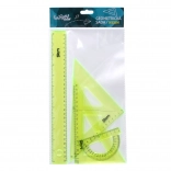 Neon színű geometriai készlet