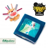 Lilliputiens - Könyv miniatűr bábbal Lew Jack 9 hó+