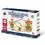 Geometrikus Hópehely építőkészlet - 224 darab