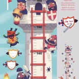 Lovagtorony matricás mérce a Djeco-tól