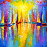 Szivárvány vitorlások puzzle 1000 darab