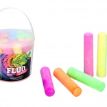 Fluoreszkáló járdakréták 20 db