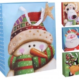 Ajándéktáska Karácsony közepes méret