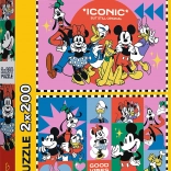 Puzzle 2×200 darabos Disney – barátokkal töltött idő
