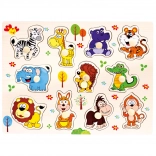 Bino fa puzzle szafari 11 darabbal