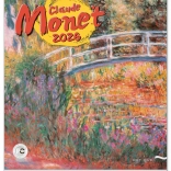 Fali naptár Claude Monet 2026