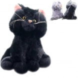 Plüss ülő macska 27 cm
