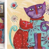 7D gyémántfestés – macskák 30 × 30 cm