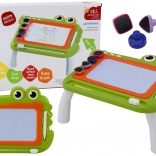 Znikopis Krokodil rajzasztal pecsétekkel zöld