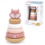 VIGA PolarB rókás fa rakosgató piramis