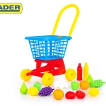 Bevásárlókocsi Élelmiszerekkel