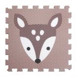 Minideckfloor őzgida – barna, sötétbarna őzgidával