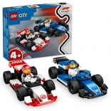 lego city f1 versenyautók williams racing és haas