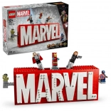 LEGO Marvel – MARVEL logó minifigurákkal