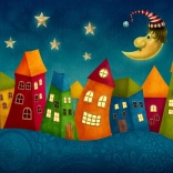 ENJOY puzzle kiszínezett házikók – 1000 darabos