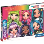 Clementoni puzzle Rainbow High: Szivárvány barátok 104 darabos