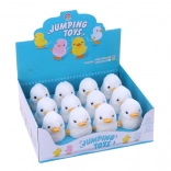 Fehér felhúzható kacsa gyerekeknek