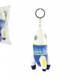 Plüss kulcstartó Rakéta