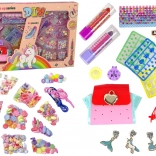 Színes smink és ékszer készlet