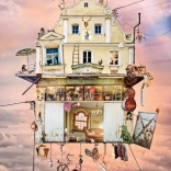 Puzzle Kincsekkel teli ház 1000 darabos HEYE