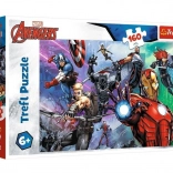 160 darabos MARVEL Avengers puzzle – mindig készen álló hősök